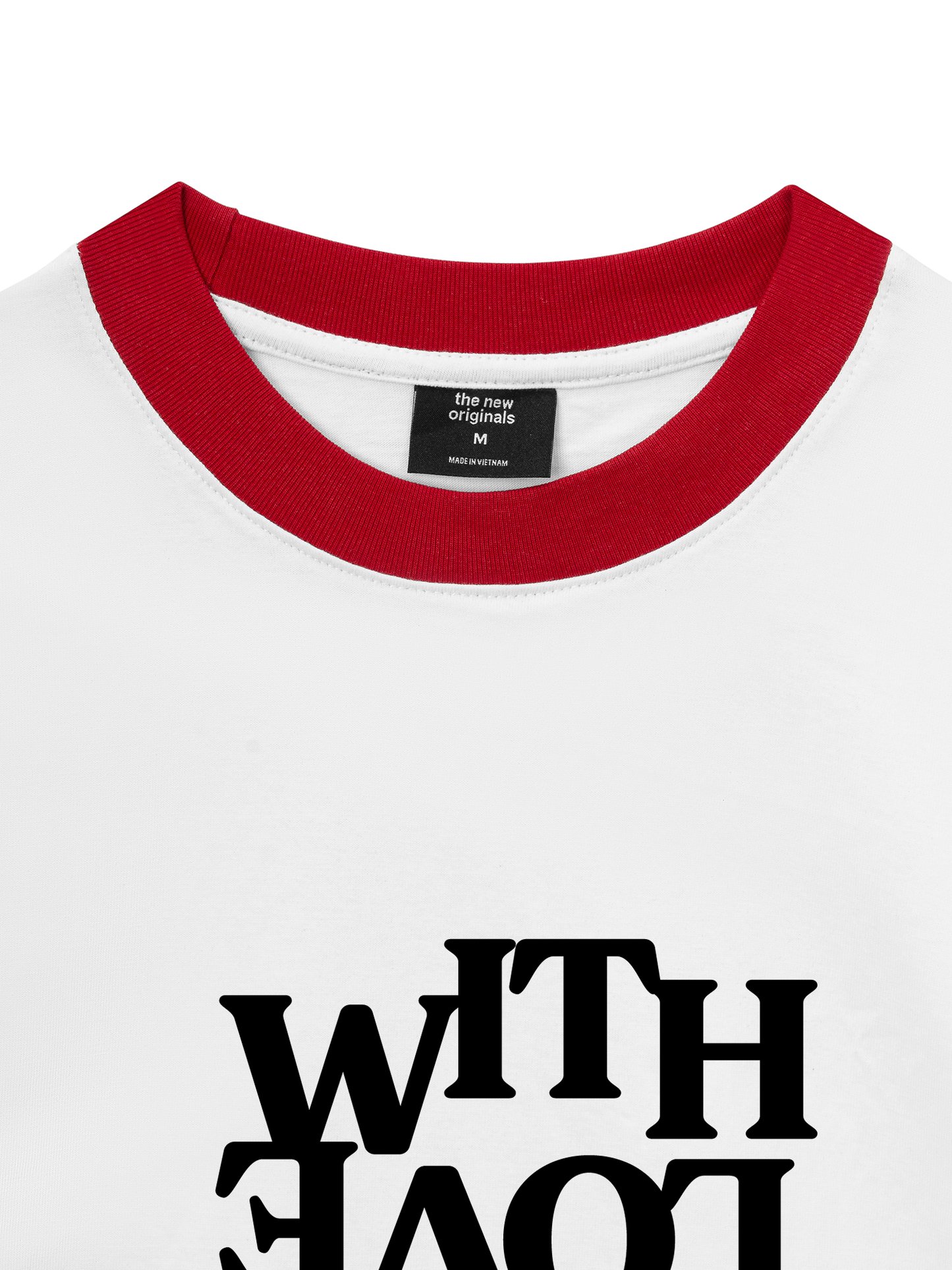Áo Thun Ringer Relaxed Fit Life Vibe With Love