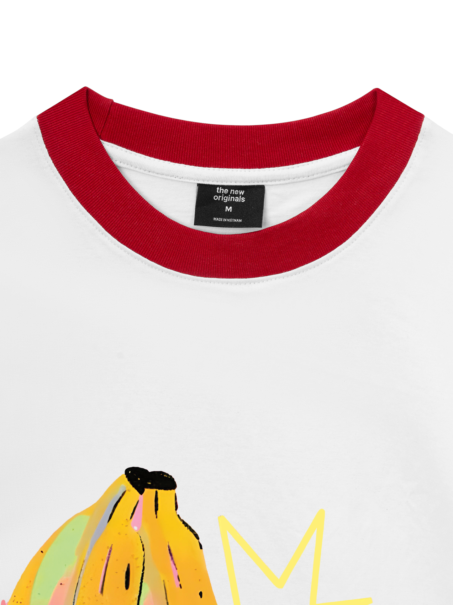 Áo Thun Ringer Relaxed Fit Tropical fruits