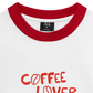 Áo Thun Ringer Relaxed Fit coffee lover club-01