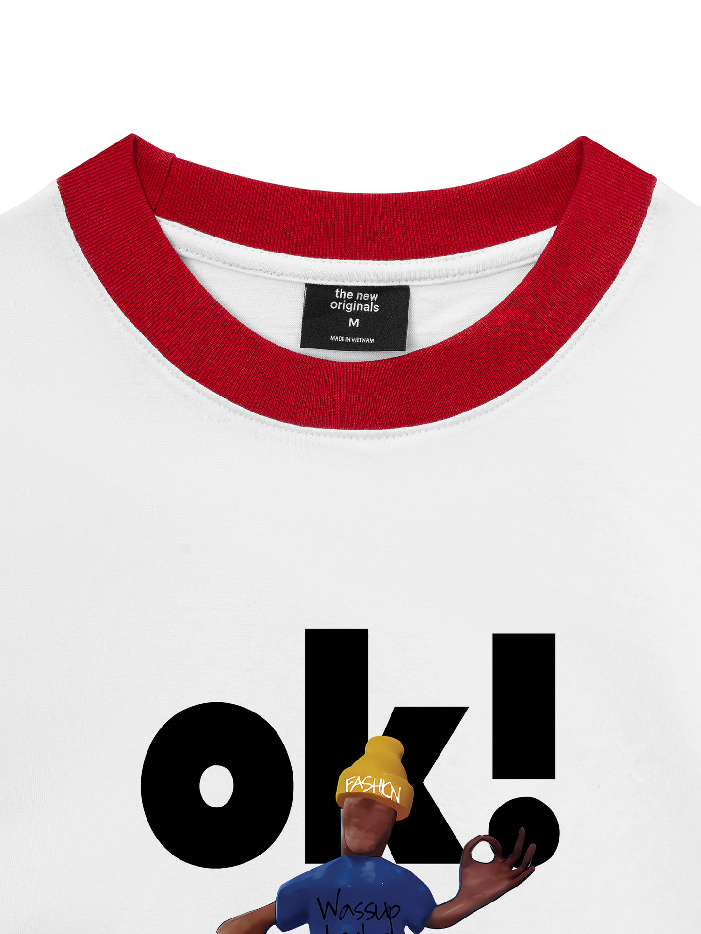 Áo Thun Ringer Relaxed Fit Weekend OK Skate