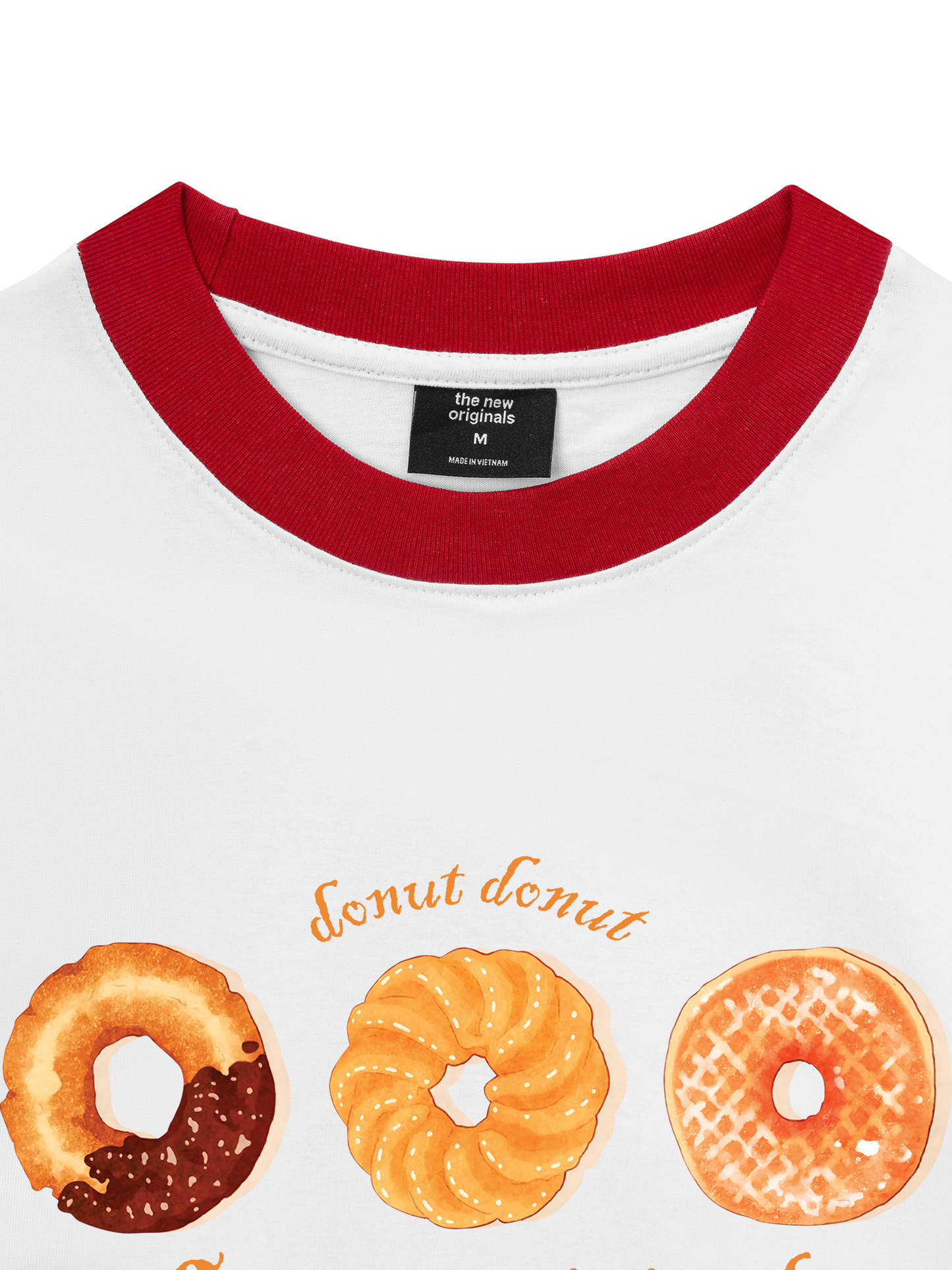 Áo Thun Ringer Relaxed Fit Donut