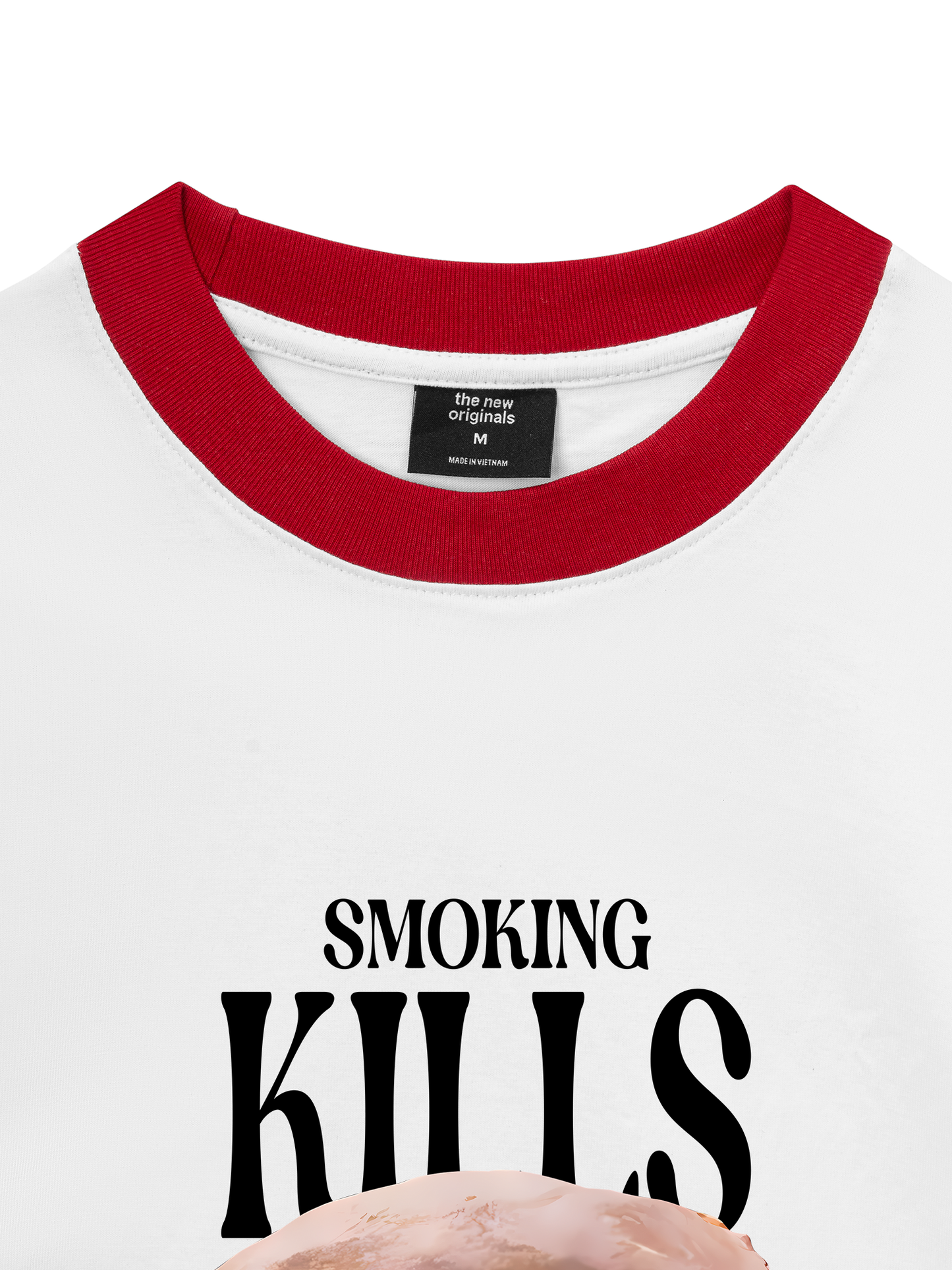 Áo Thun Ringer Relaxed Fit Ocean Smoking Kills