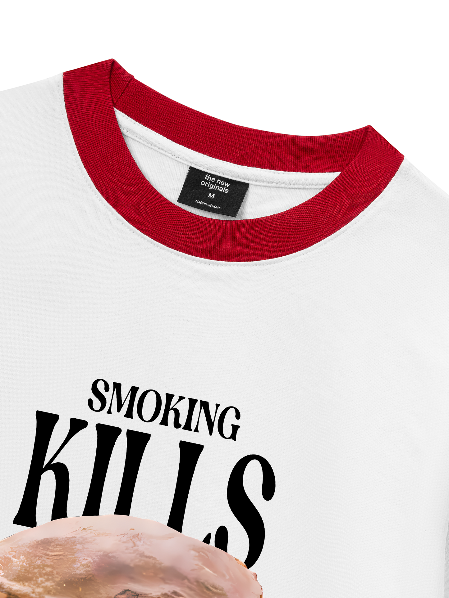 Áo Thun Ringer Relaxed Fit Ocean Smoking Kills