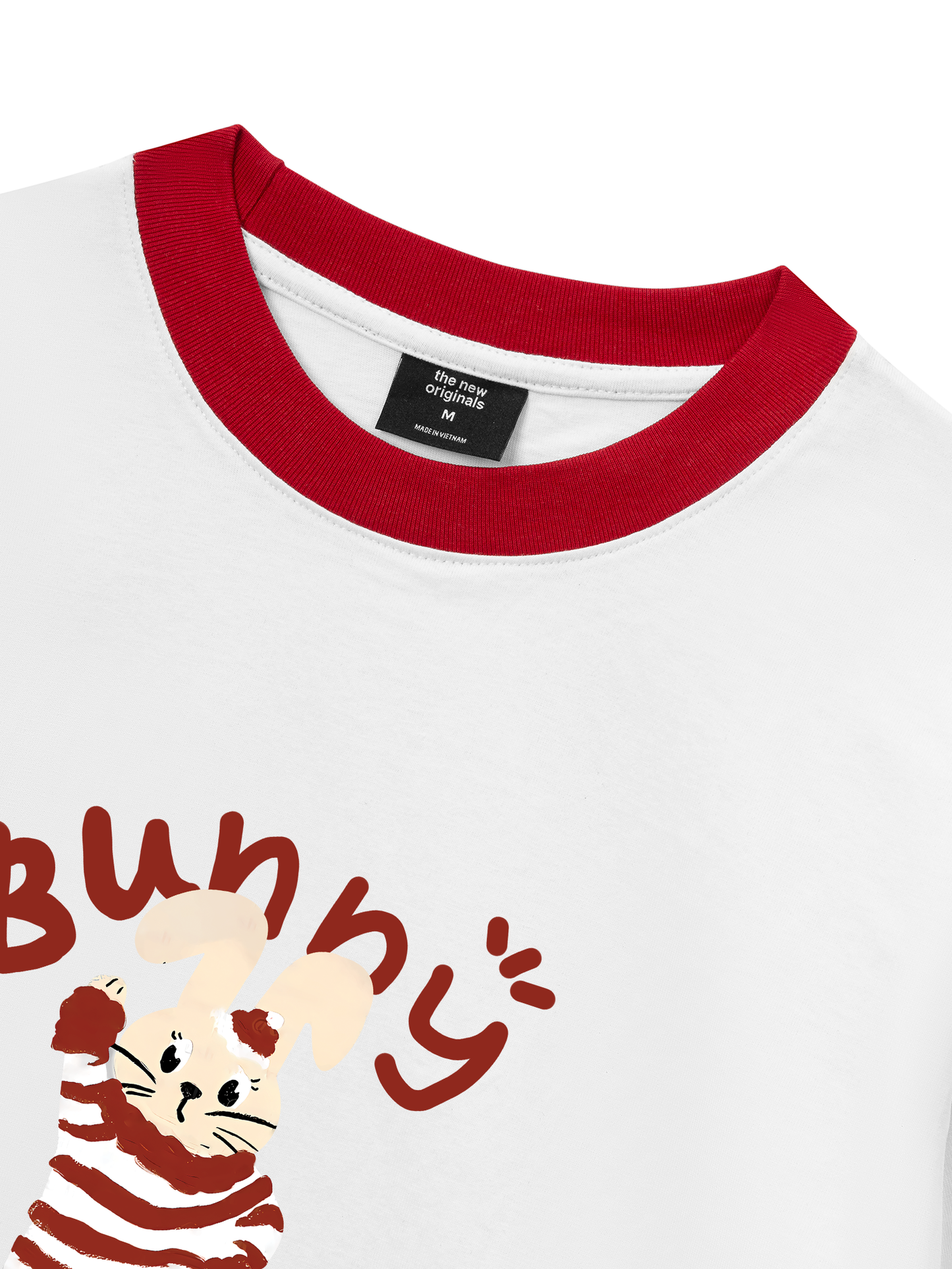 Áo Thun Ringer Relaxed Fit Animal Bunny
