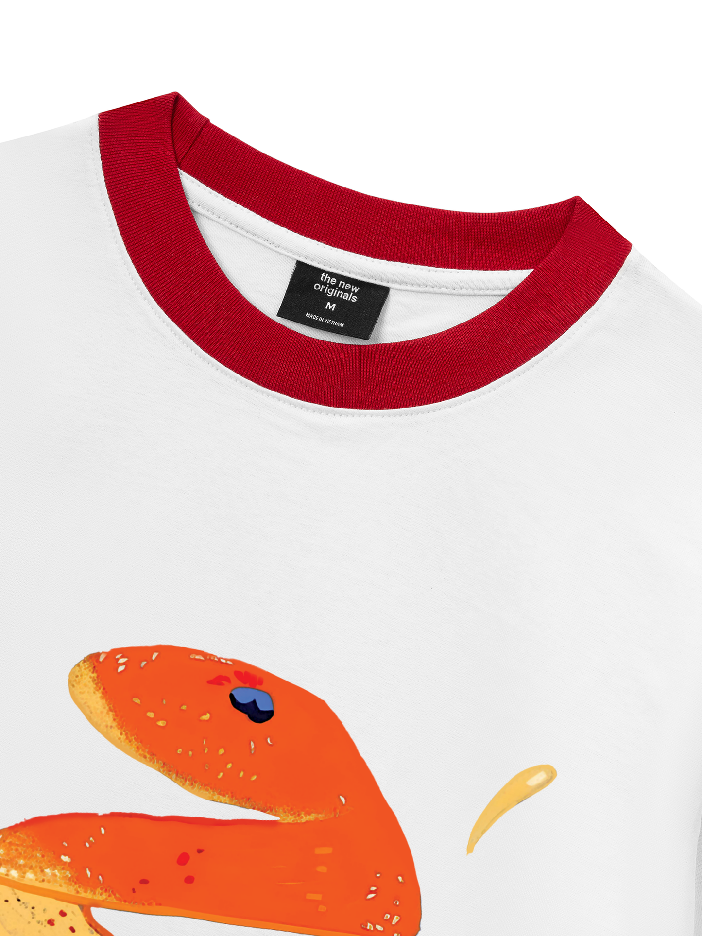Áo Thun Ringer Relaxed Fit Orange Fruit