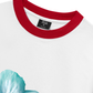 Áo Thun Ringer Relaxed Fit Summer Vibes Souble Blue Flower