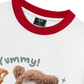 Áo Thun Ringer Relaxed Fit Cute Dog Yummy Cookie
