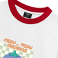 Áo Thun Ringer Relaxed Fit Animal Meow