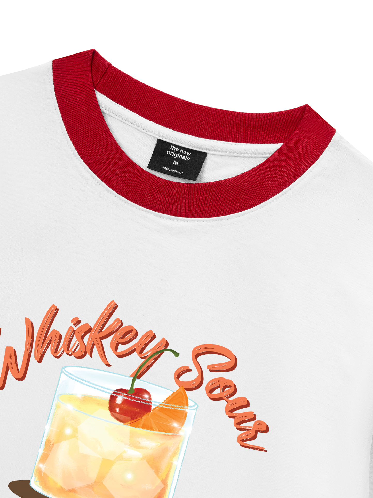 Áo Thun Ringer Relaxed Fit Whiskey Sour