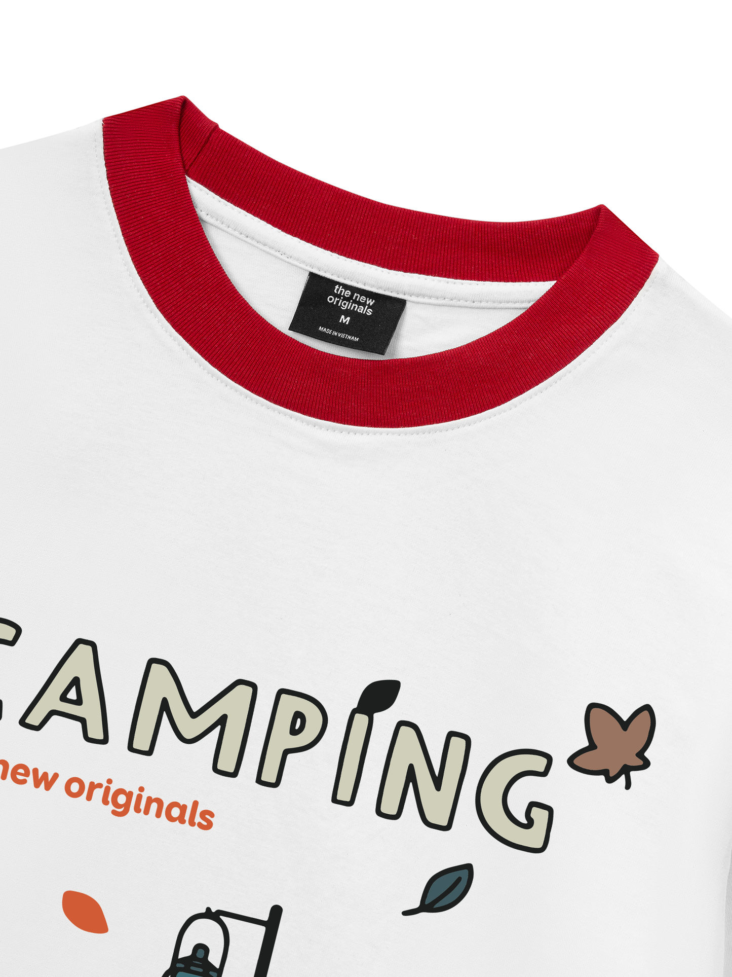 Áo Thun Ringer Relaxed Fit Go Camping