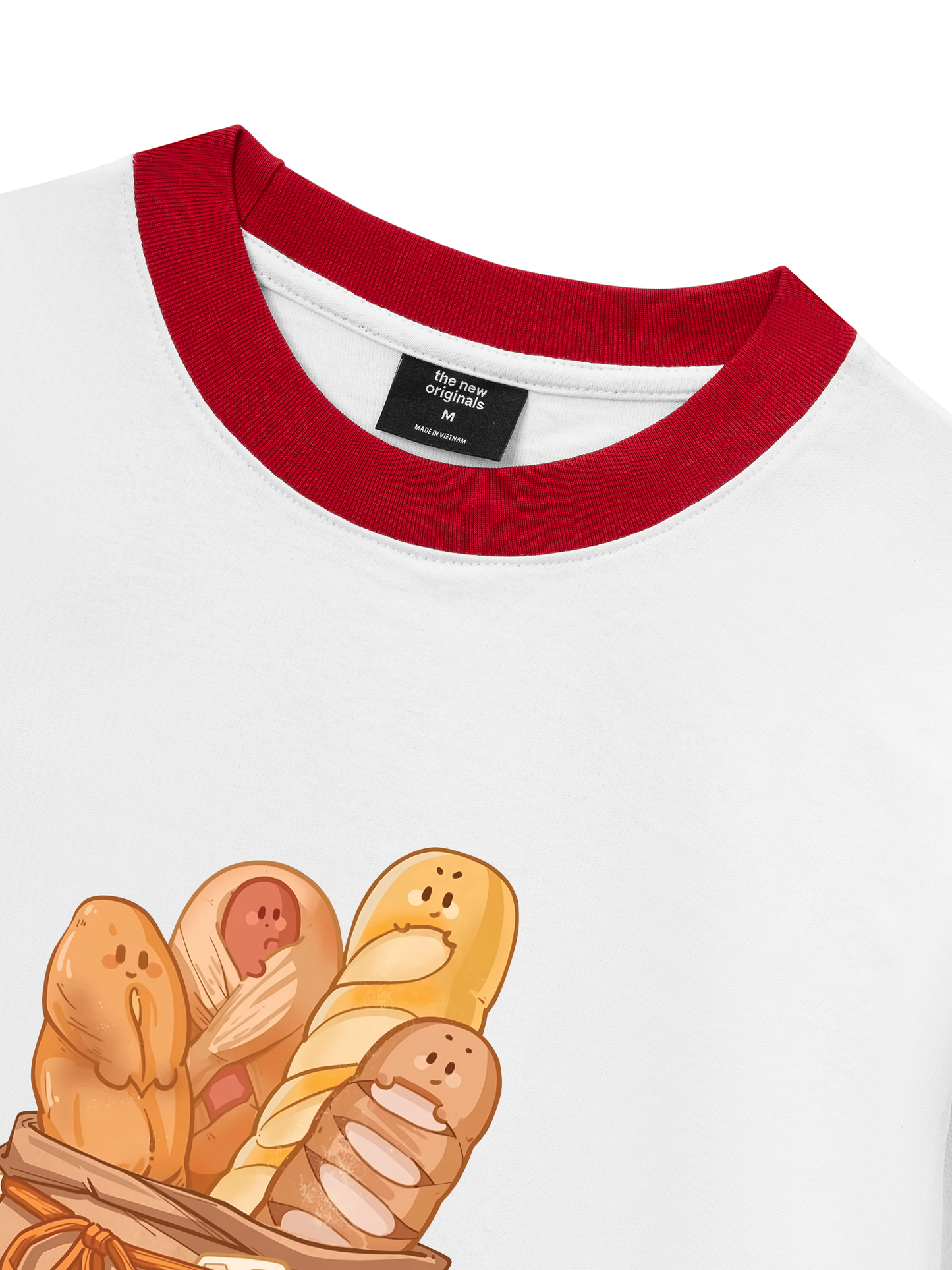 Áo Thun Ringer Relaxed Fit Love Bread