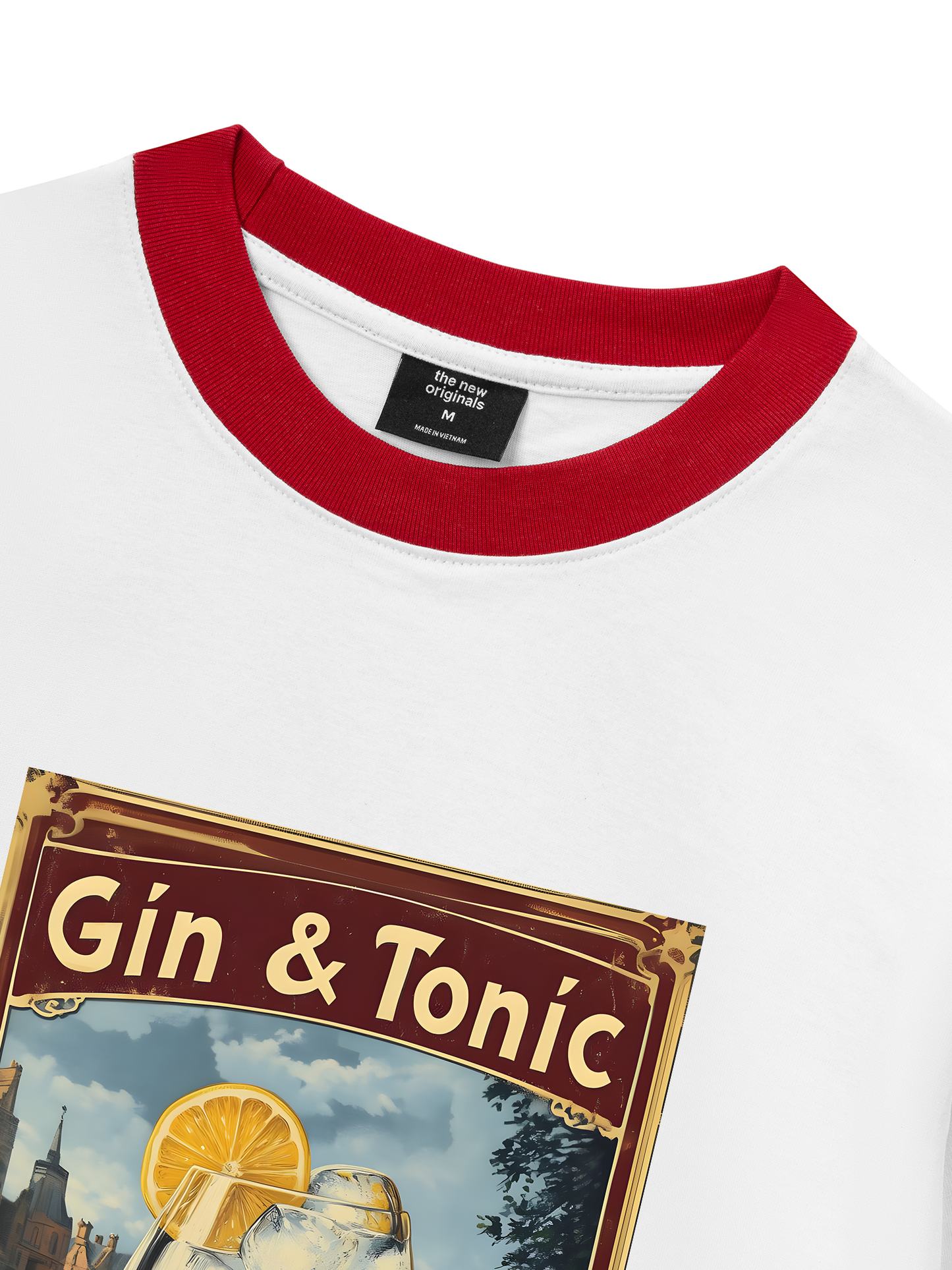 Áo Thun Ringer Relaxed Fit Fresh Gin And Tonic