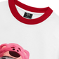 Áo Thun Ringer Relaxed Fit Animal Mood Pink Meow