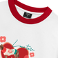 Áo Thun Ringer Relaxed Fit Animal Mood Love Turr Into Flower