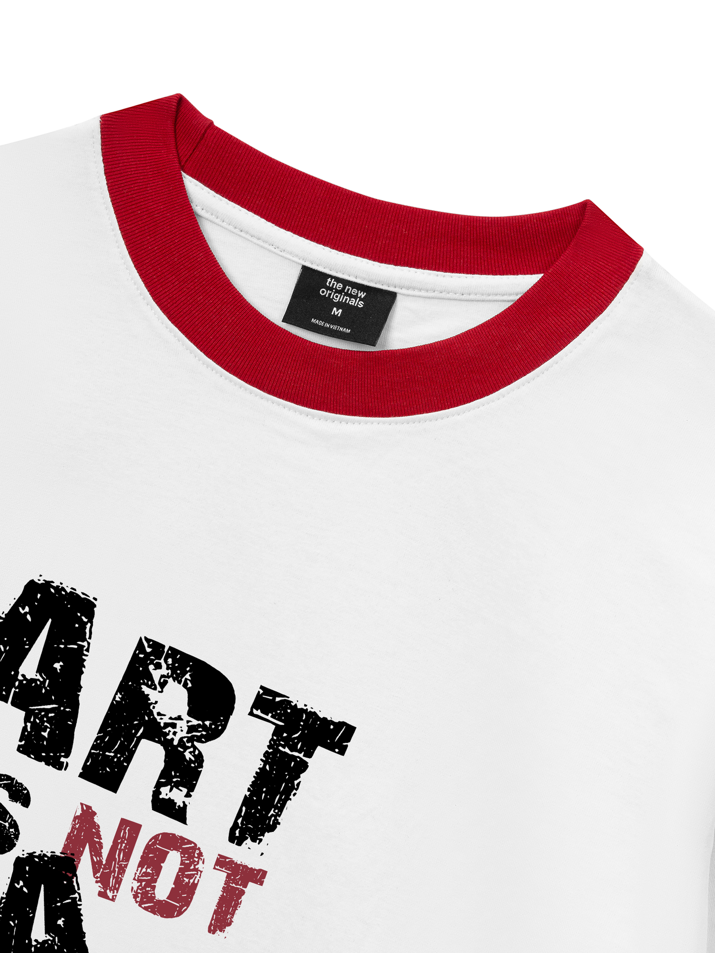 Áo Thun Ringer Relaxed Fit Be Bold Art Is Not A Crime