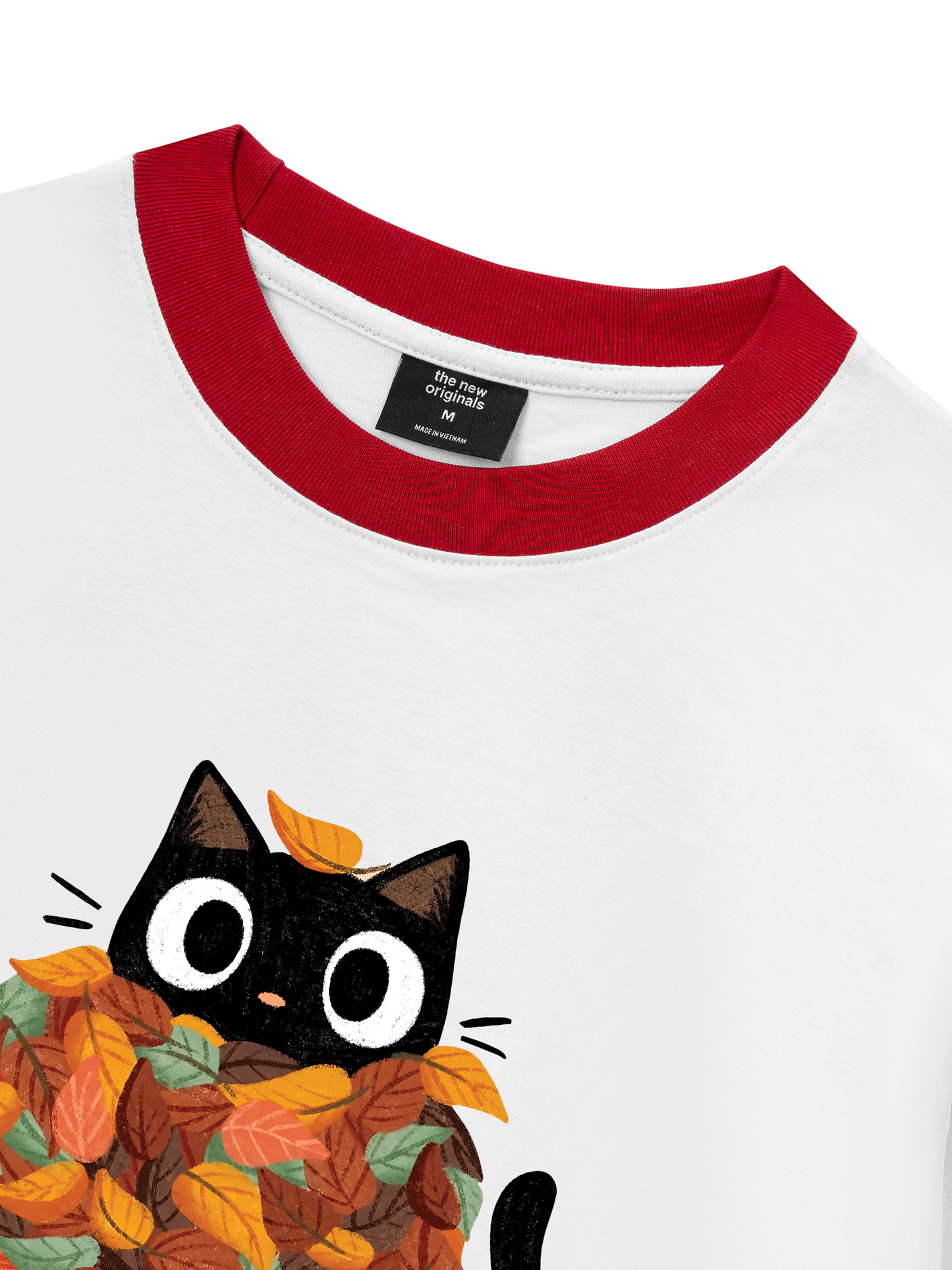 Áo Thun Ringer Relaxed Fit Purr-fect Autumn