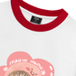 Áo Thun Ringer Relaxed Fit Flower Cat