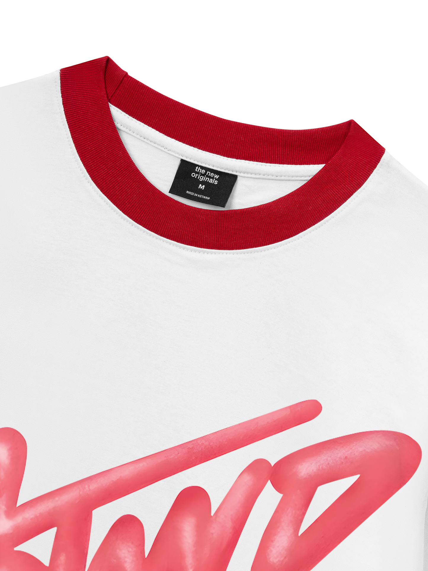 Áo Thun Ringer Relaxed Fit Summer Vibes Berry Stwd