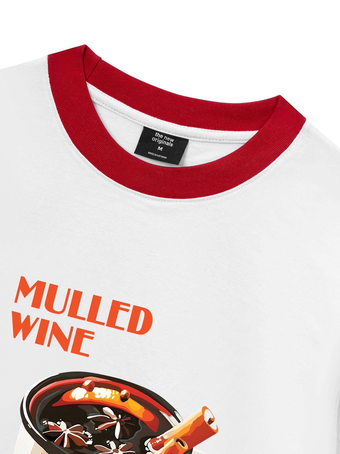 Áo Thun Ringer Relaxed Fit MULLED WINE