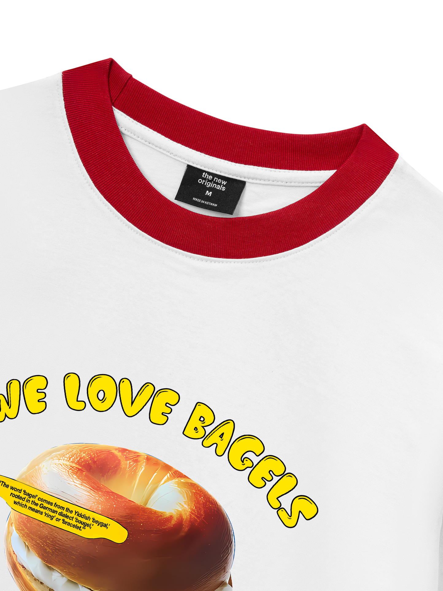 Áo Thun Ringer Relaxed Fit Sweet Pastry We Love Baggles