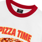 Áo Thun Ringer Relaxed Fit Foody Pizza Time