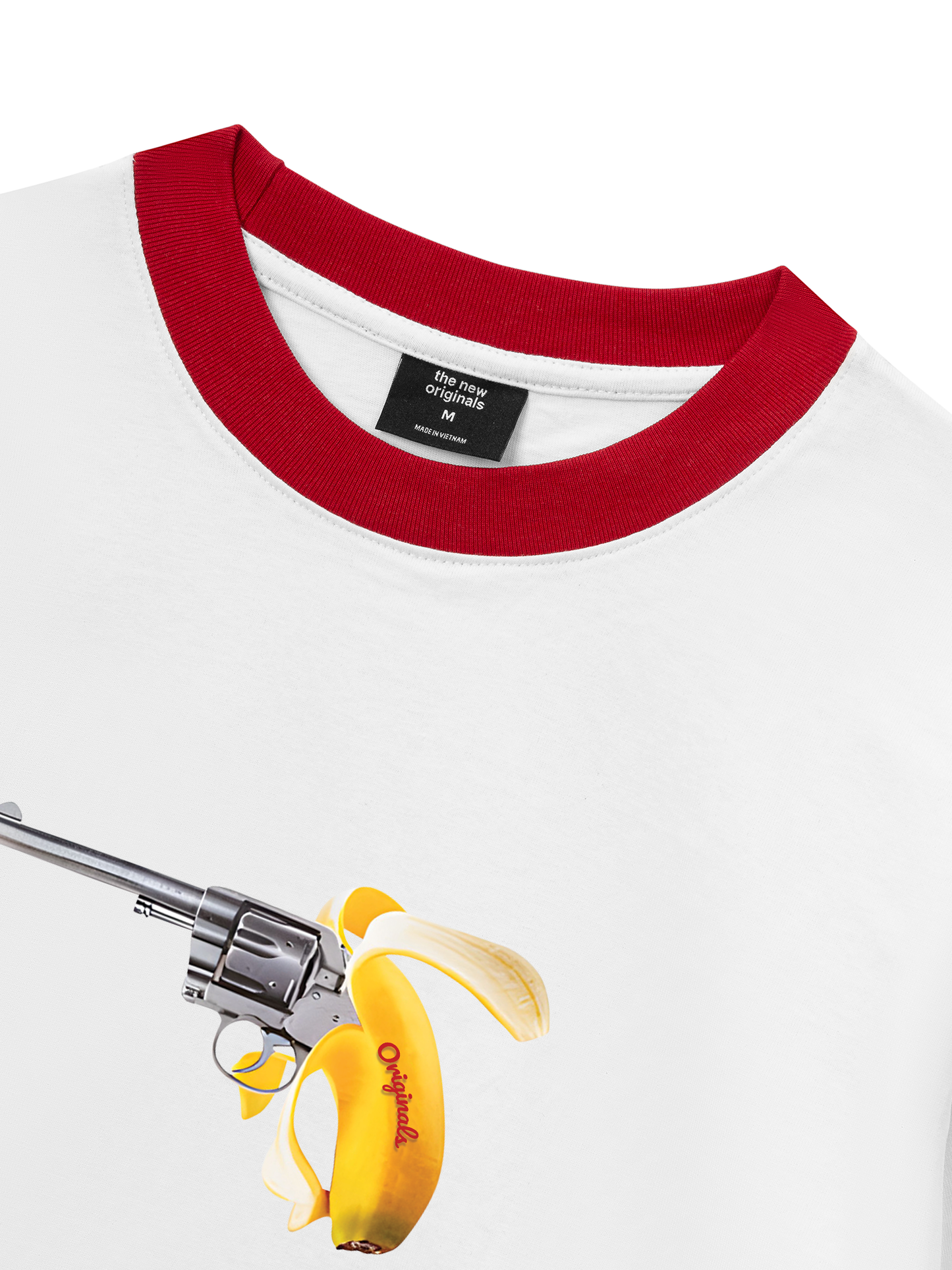 Áo Thun Ringer Relaxed Fit Fun Banana Gun