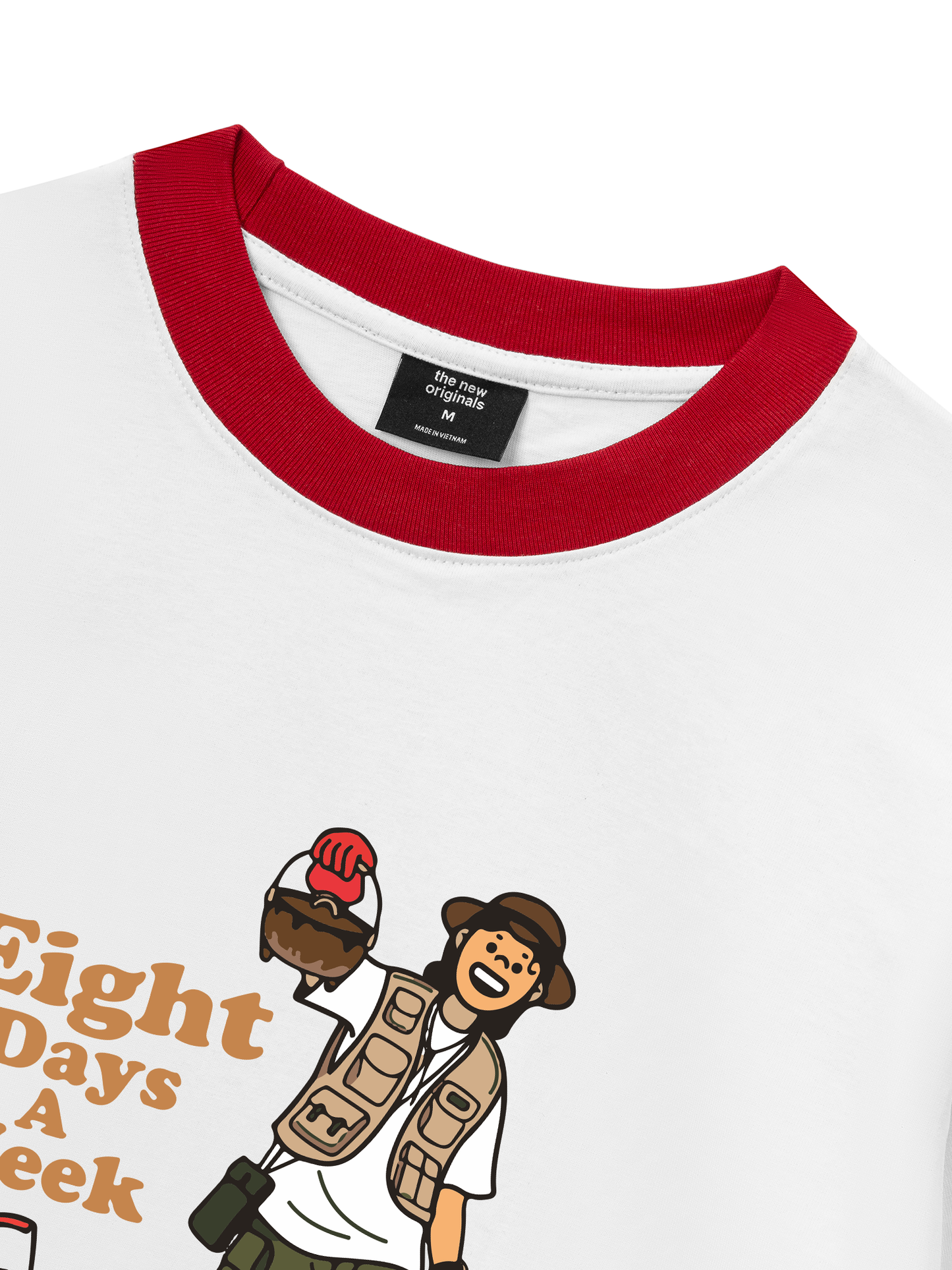Áo Thun Ringer Relaxed Fit Go Out Eight Days A Week