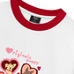 Áo Thun Ringer Relaxed Fit Animal Puppy Heart
