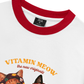 Áo Thun Ringer Relaxed Fit Vitamin Meow