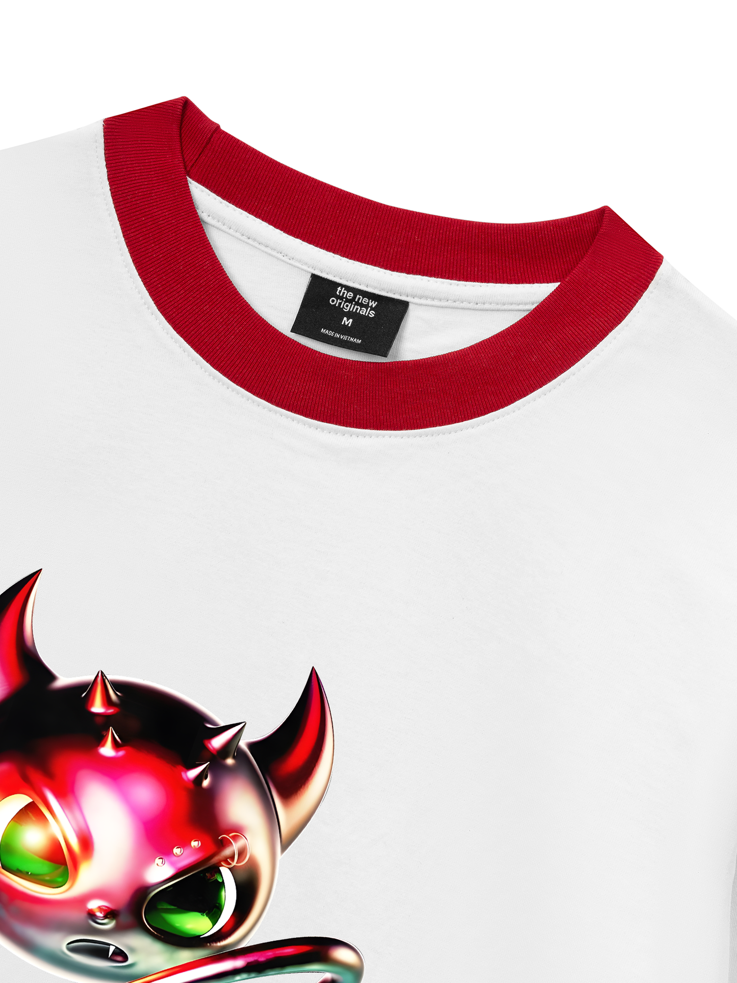 Áo Thun Ringer Relaxed Fit Chrome Devil