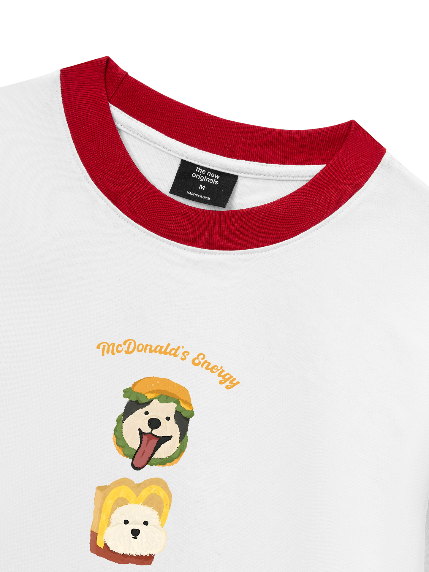 Áo Thun Ringer Relaxed Fit McDonal Energy