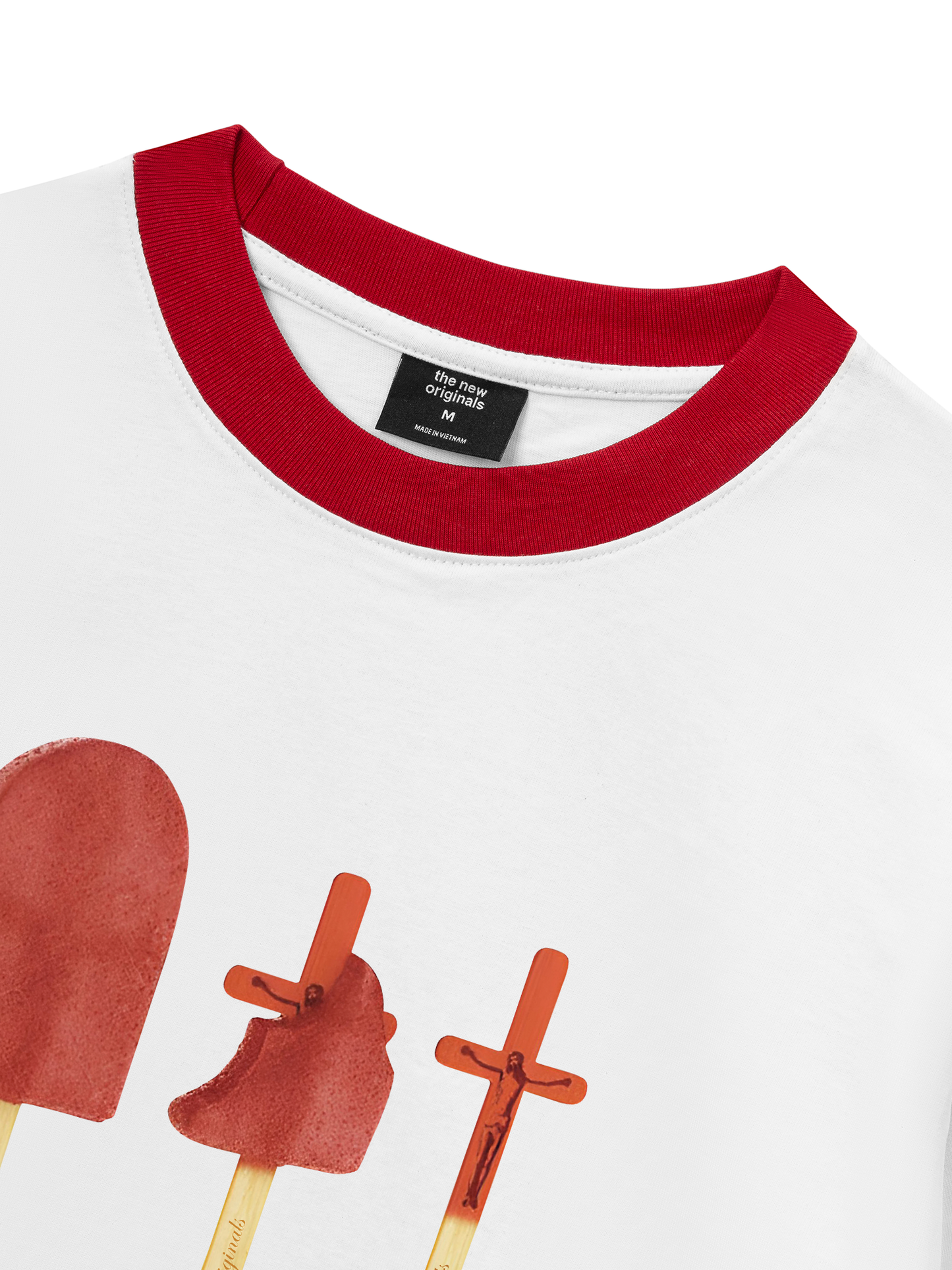 Áo Thun Ringer Relaxed Fit - JESUS SAVES