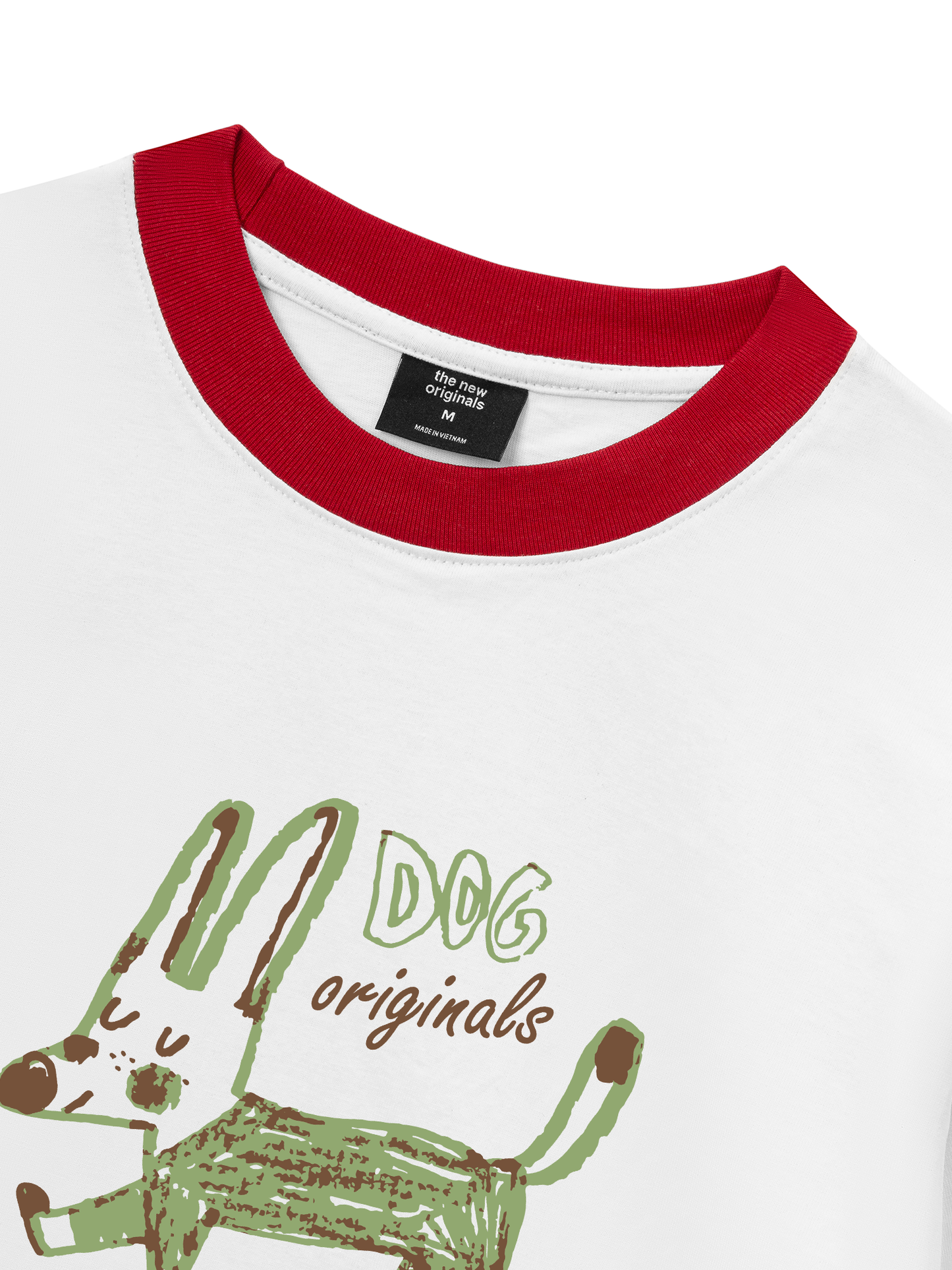 Áo Thun Ringer Relaxed Fit Dog Originals