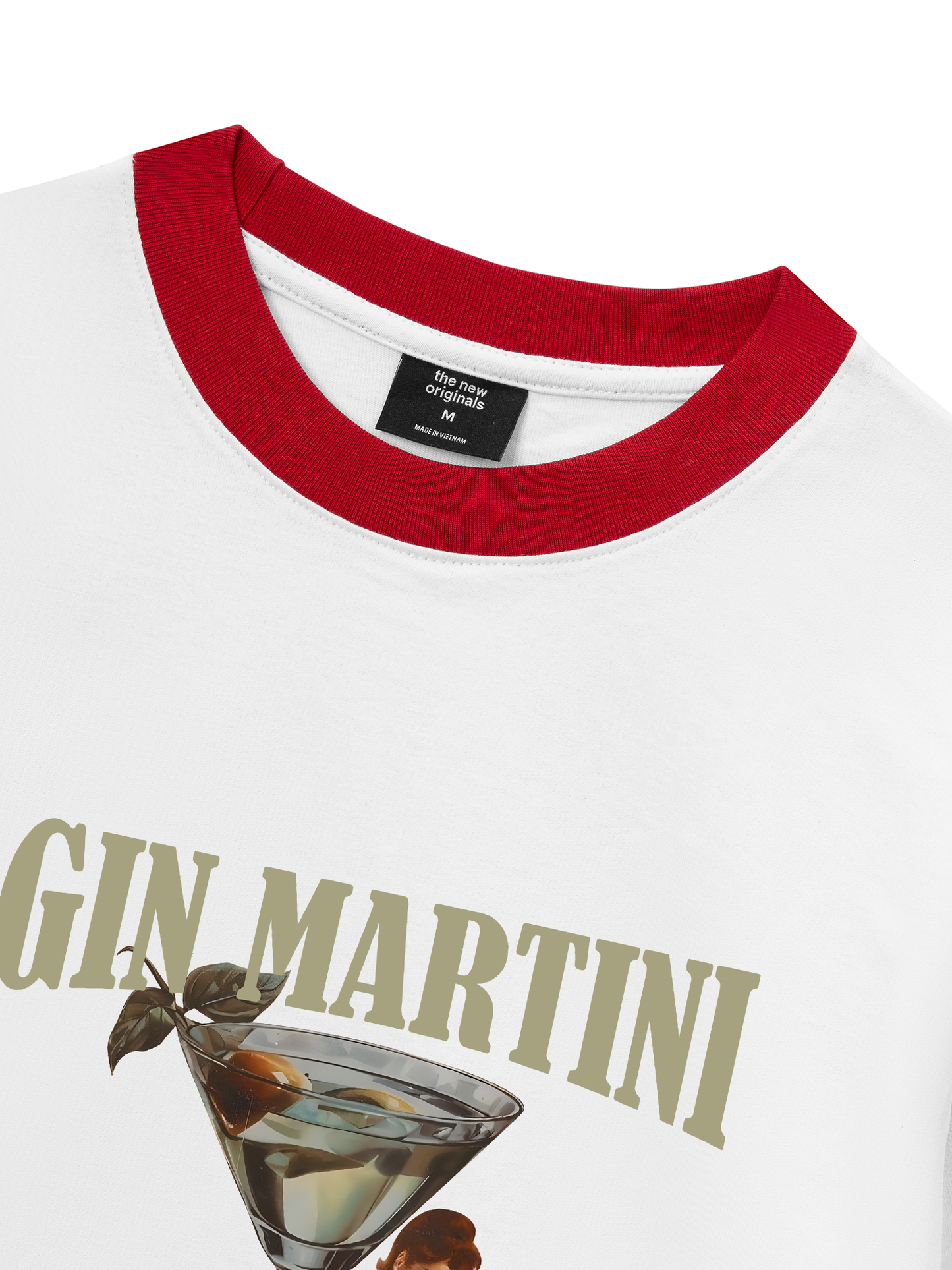 Áo Thun Ringer Relaxed Fit Fresh Gin Martini