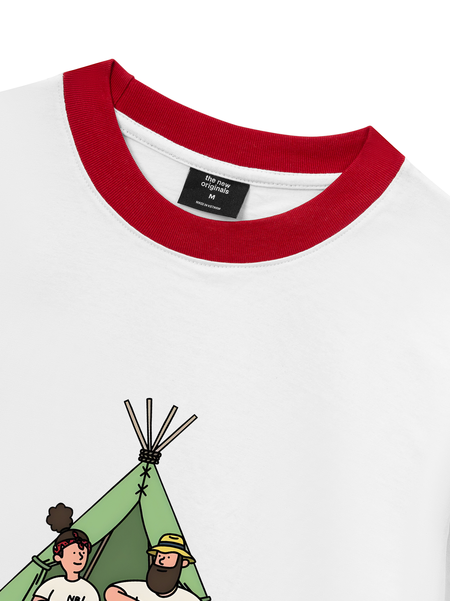Áo Thun Ringer Relaxed Fit camper