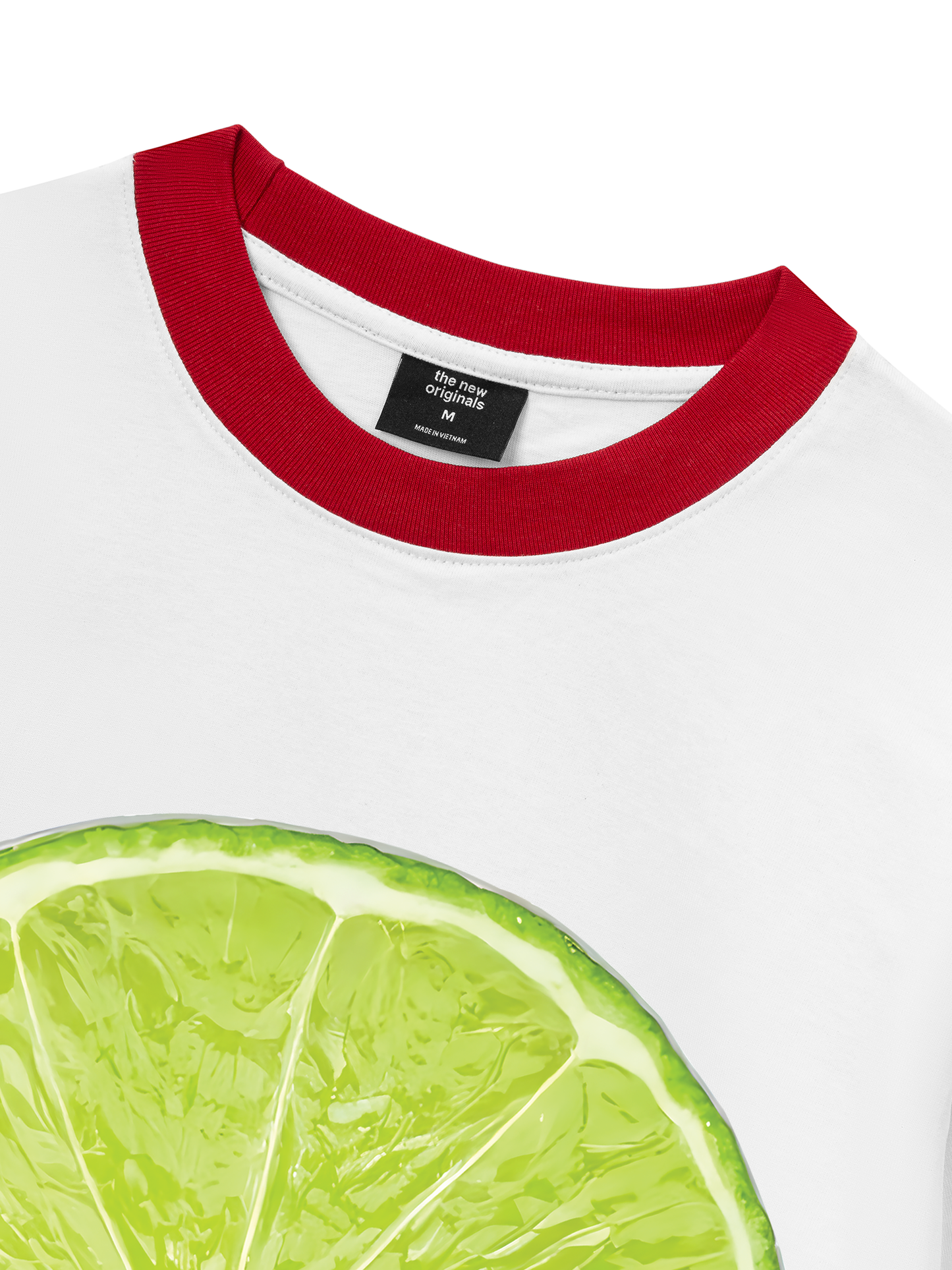 Áo Thun Ringer Relaxed Fit Summer Vibes Lemon
