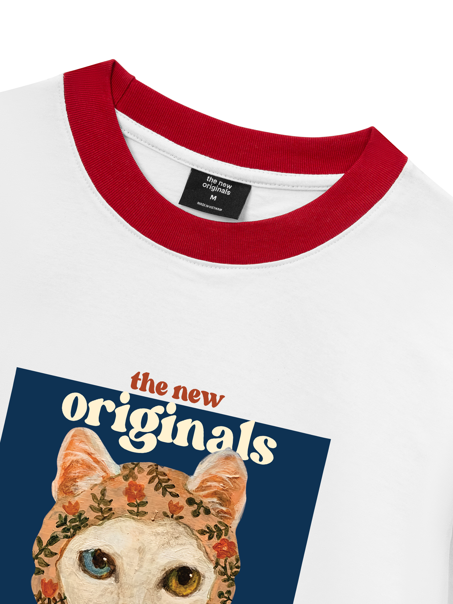 Áo Thun Ringer Relaxed Fit Mad Cat
