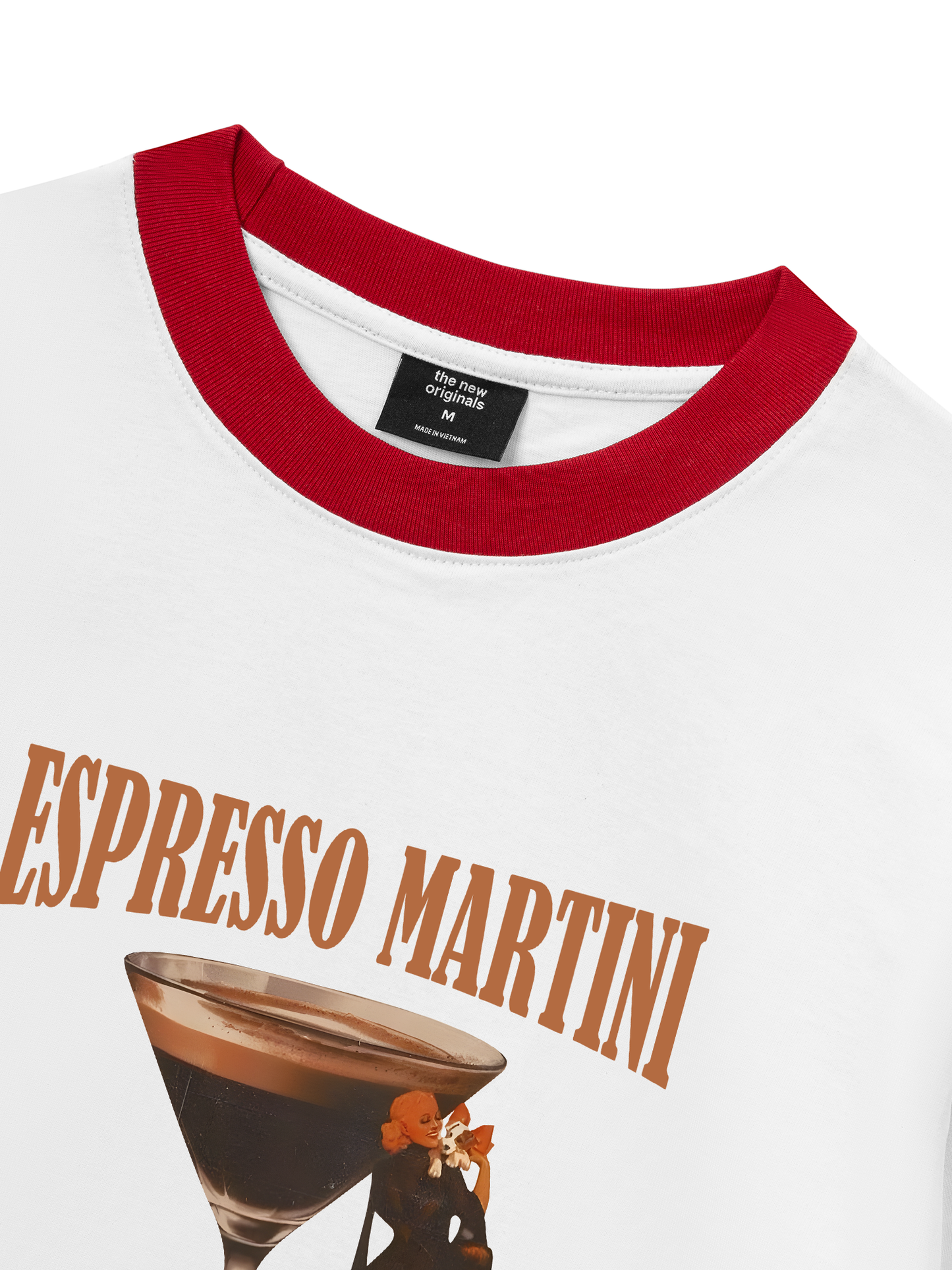 Áo Thun Ringer Relaxed Fit Fresh Espresso Martini