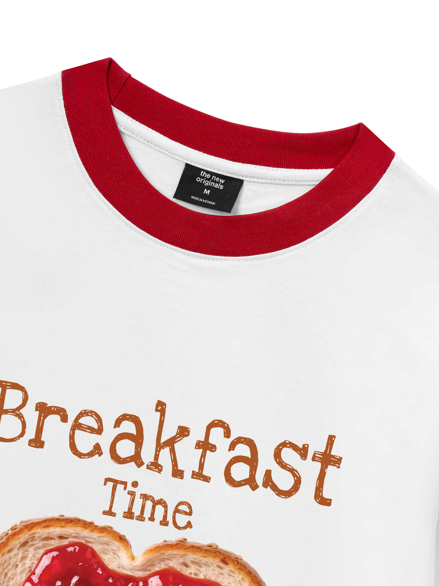 Áo Thun Ringer Relaxed Fit Breakfast Time