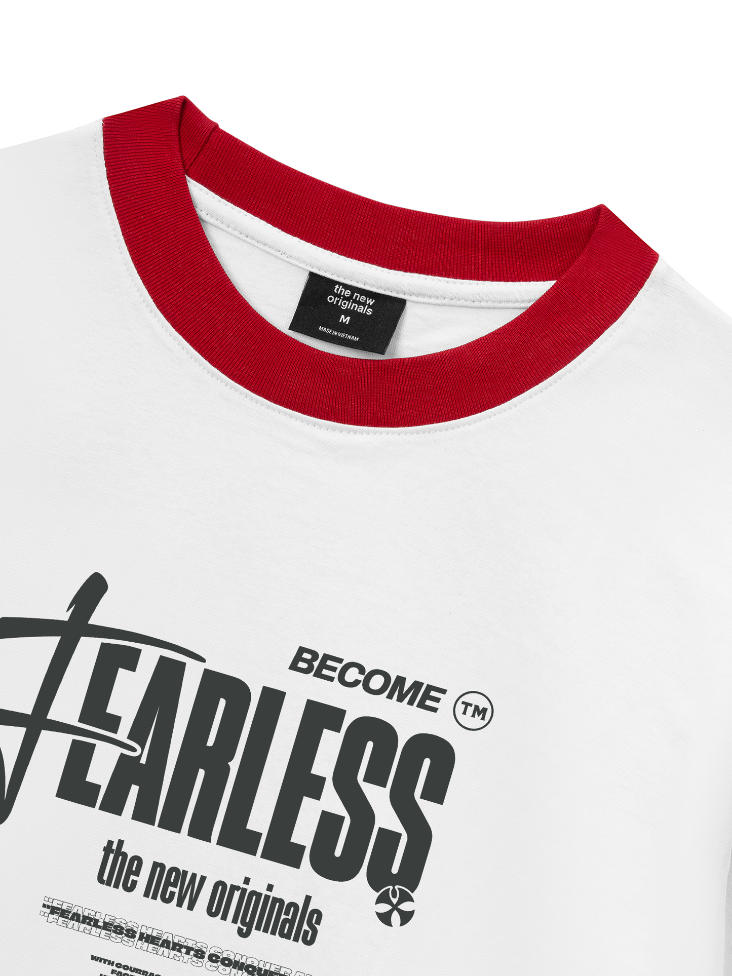 Áo Thun Ringer Relaxed Fit Be Bold Become Fearless