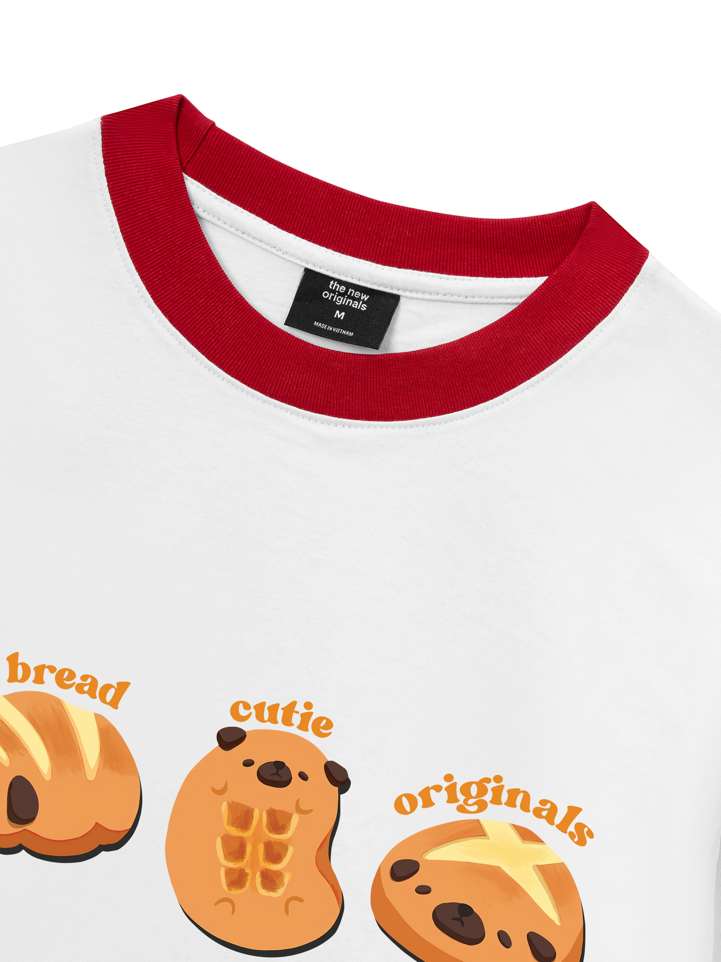 Áo Thun Ringer Relaxed Fit Cutie Bread
