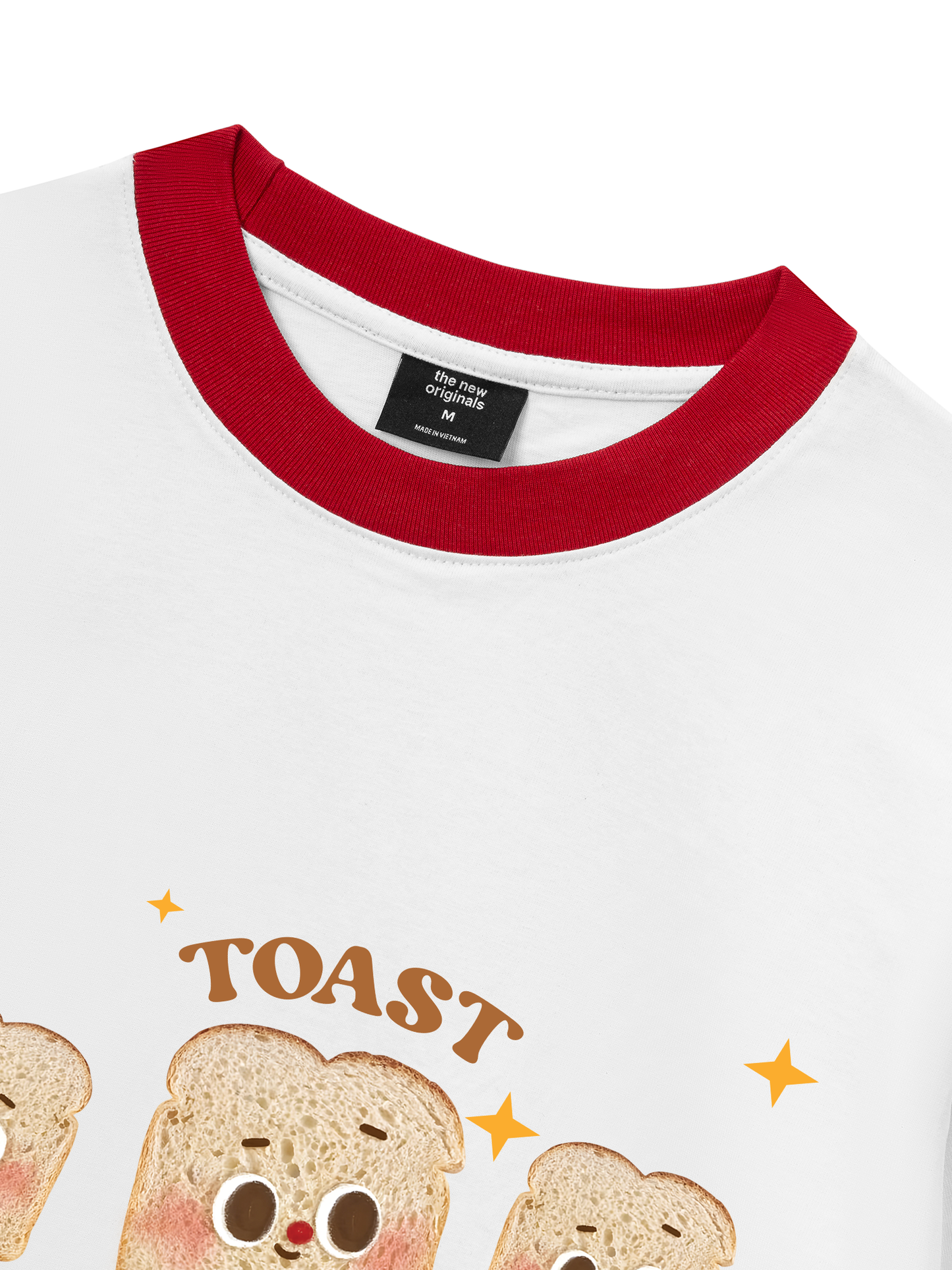 Áo Thun Ringer Relaxed Fit Toast