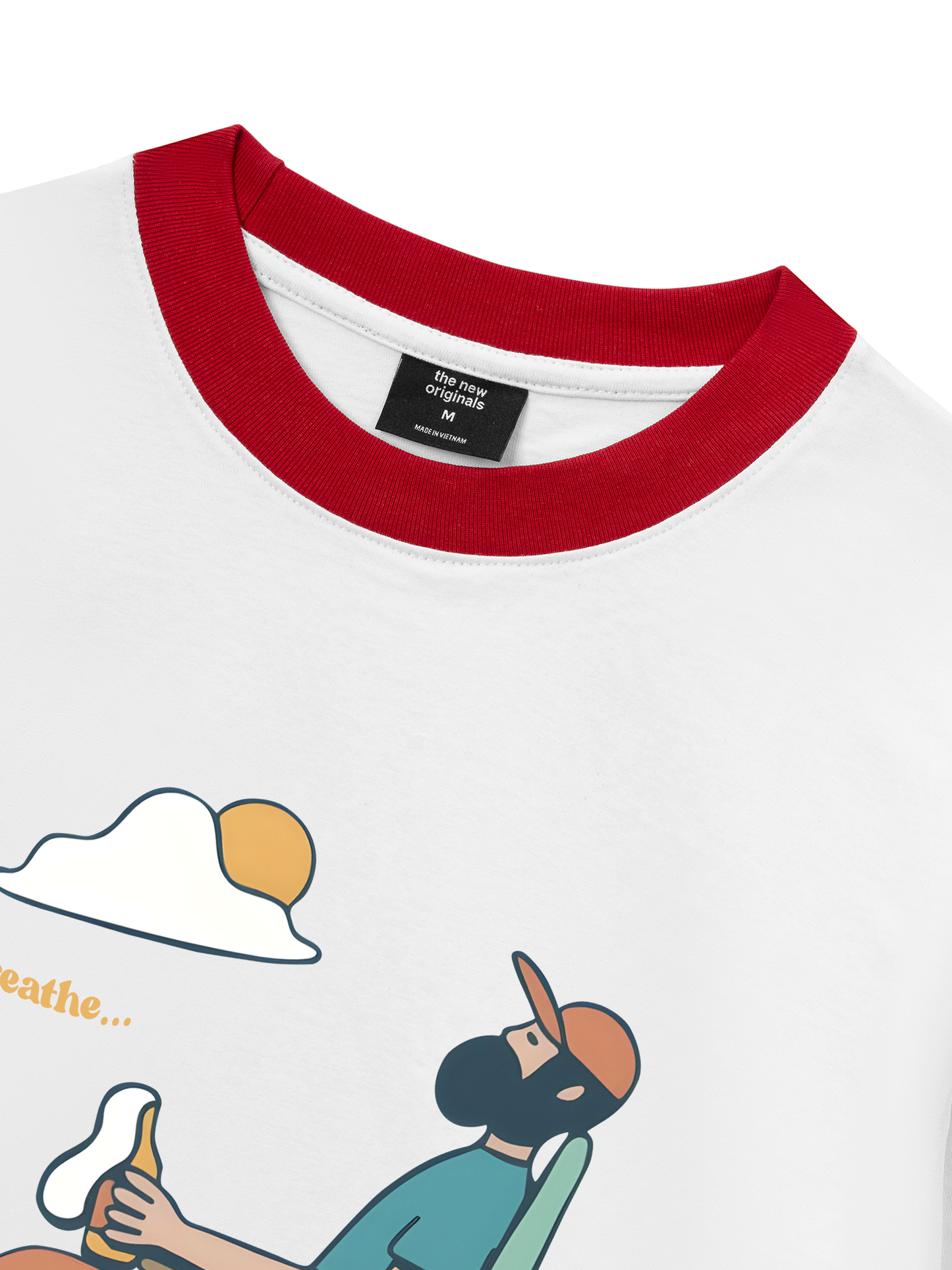 Áo Thun Ringer Relaxed Fit Let_s breathe