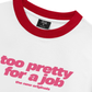 Áo Thun Ringer Relaxed Fit Life Vibe Too Pretty