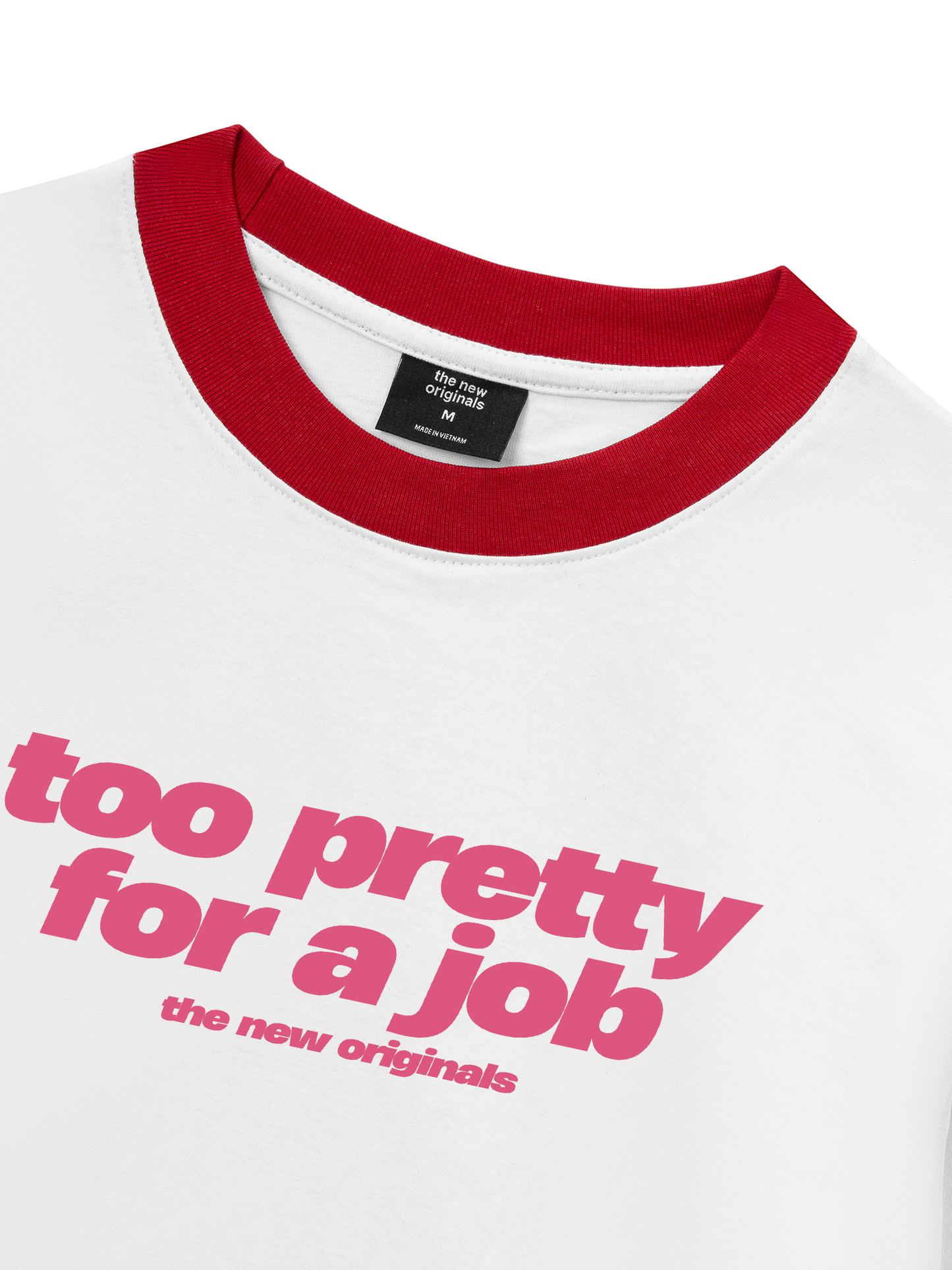 Áo Thun Ringer Relaxed Fit Life Vibe Too Pretty