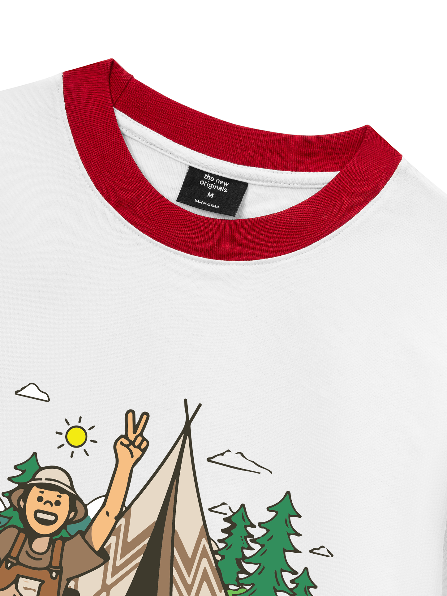 Áo Thun Ringer Relaxed Fit Camplife Original