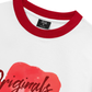 Áo Thun Ringer Relaxed Fit Summer Vibes Red Flower