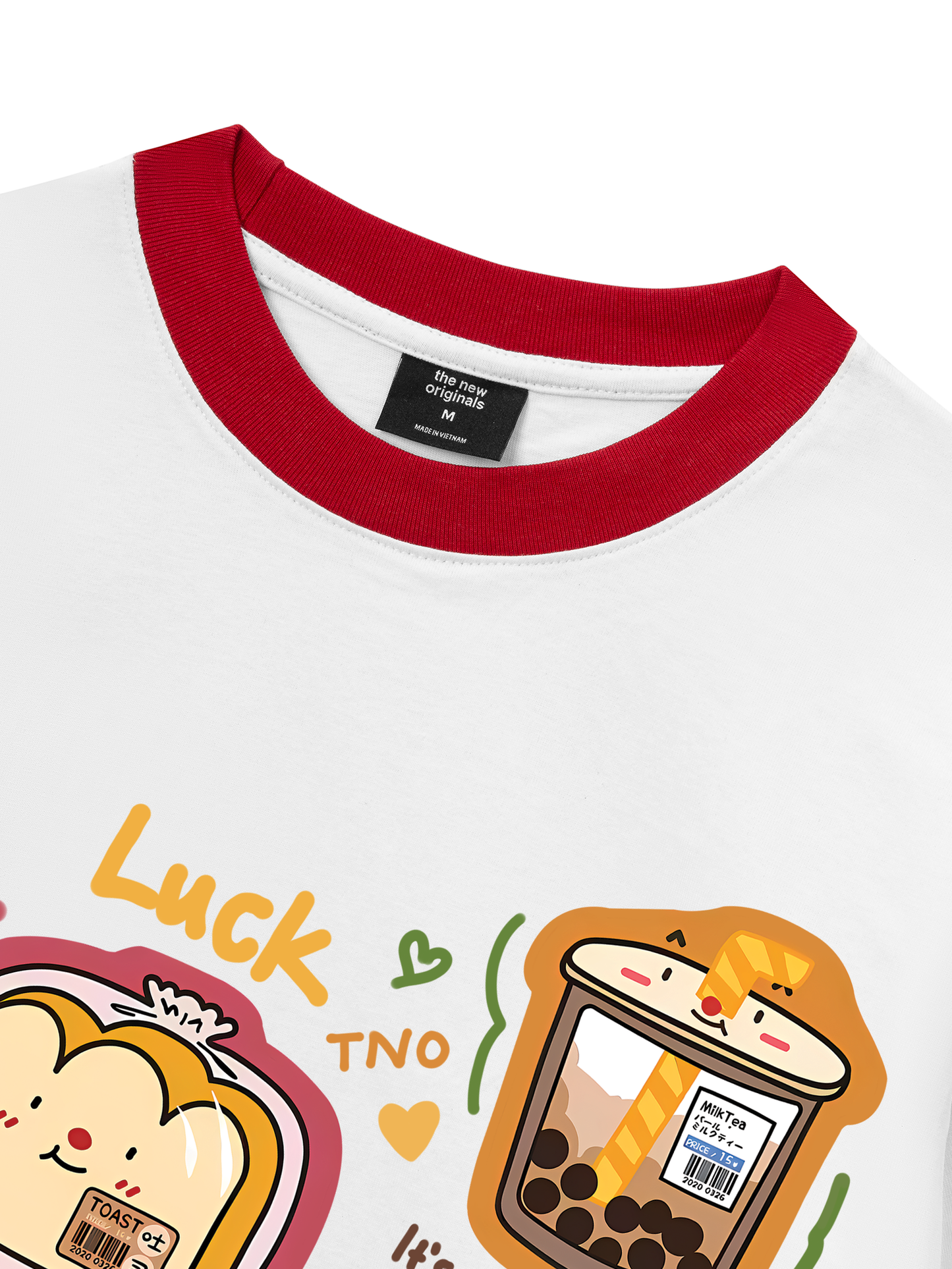 Áo Thun Ringer Relaxed Fit Sweet Pastry Cute Bento