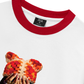 Áo Thun Ringer Relaxed Fit Jewel Ring & Orange Kitty Cap Wash