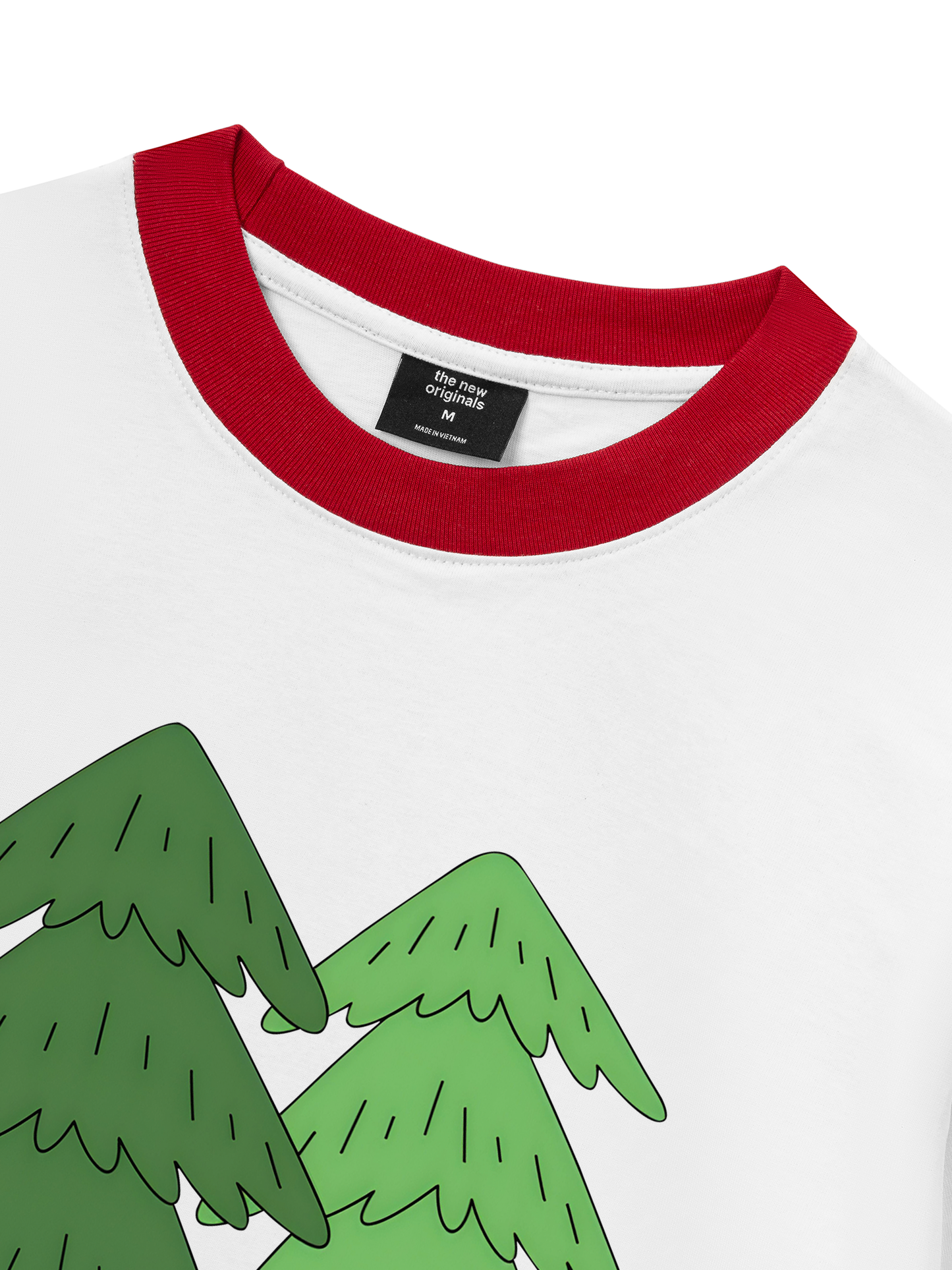 Áo Thun Ringer Relaxed Fit Let_s go camping